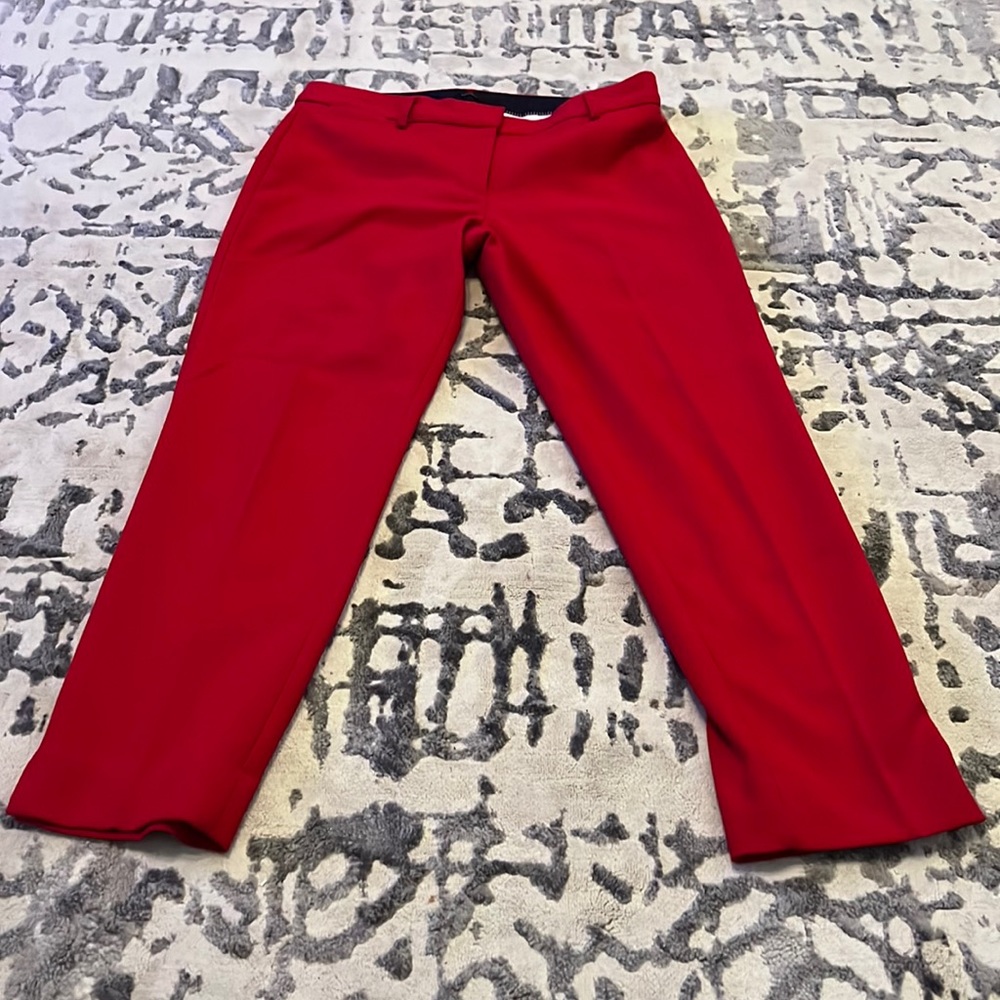 Talbots Red Trouser pants size 10